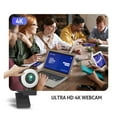 thumbnail image 4 of Webcam Light Control Full HD 8MP Webcam PC Laptop Live Streaming Flexible with Microphone ,Easy to Install, 4 of 6