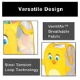 thumbnail image 2 of Smart Design Kids Pop Up Organizer with Animal Print - VentilAir Mesh Netting - for Toddlers, Baby Clothes, Plushies, and Toys - Home Organization - Hamper - 13 x 21 Inch - Yellow Chick, 2 of 5