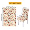 thumbnail image 6 of TSOVTHRID Mushroom Leaf Plant Print Rectangle Tablecloth Chair Cover Set Table Covers 55x82 Inches Table Cloth 6 Pieces Chair Cover for Kitchen Dining Room Decorative, 6 of 6
