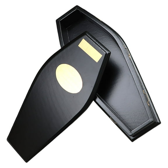 HONITANO Halloween Decor Coffin Box Elegant Design for Dollhouse 1Pack