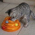 thumbnail image 4 of 3 Layer Cat Crazy Ball Disk Anti-slip Toys Interactive Amusement Plate Triple Turntable Play Disc Toy, 4 of 7