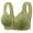 #145-Green, variant on Censtreet Women's Comfort Front-Close Wireless, Seamless Cooling T-Shirt Bra Breathable Everyday Bra
