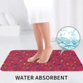 thumbnail image 6 of Bathroom Rugs Sets 3 Piece - African Women Bearing Clay Pots Absorbent Non Slip Bath Mats, U-Shape Toilet Lid Cover, Contour Mat, Soft Washable Shower Mats Bath Rug Mat for Bathroom Tub Toilet, 6 of 7