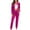 Hot Pink, variant on RQYYD Women's Velvet Velor Tracksuits 2 Piece Lounge Outfits Zip Up Sweatshirt and Sweatpants with Pockets Jogging Set Sport Outfits