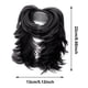 thumbnail image 3 of Extensiones para moños: postizos sintéticos con clip para recogidos y colas de caballo; moldeador de moños para cabello grueso, 3 of 5