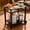 2 Tier-Silver, variant on 2-Tier Outdoor Grill Cart, Movable BBQ Prep Table with Locking Wheels & Tool Hooks, Rolling Serving Bar Cart for Patio, Backyard, Black