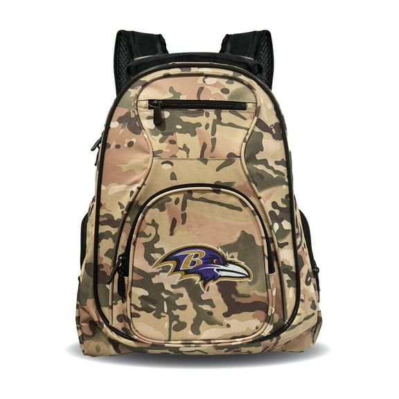 MOJO Baltimore Ravens 19" Camo Premium Laptop Backpack