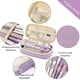 thumbnail image 2 of Big Capacity Pencil Pen Case Office College School Large Storage High Capacity Bag Pouch Holder Box Organizer Blue (Purple), 2 of 4