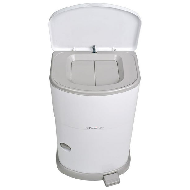 Janibell Akord Adult Diaper Disposal System, 11 Gallon Capacity, White