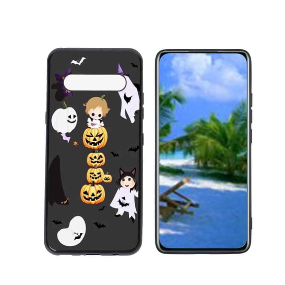 Compatible with LG V60 ThinQ 5G Phone Case, Halloween-222-185 Case Silicone Protective for Teen Girl Boy Case for LG V60 ThinQ 5G
