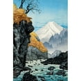 thumbnail image 3 of Takahashi, Hiroaki 11x14 Black Modern Framed Museum Art Print Titled - Foot of Mount Ashitaka, 3 of 5
