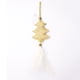 thumbnail image 4 of Adornos navideños colgantes de plumas en forma de estrella de cinco puntas | Decoración para el árbol de Navidad y fiestas | Elemento decorativo para interiores en ambientes festivos, 4 of 7