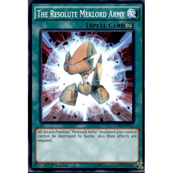 YuGiOh Legendary Collection Mega Pack Common The Resolute Meklord Army LC5D-EN171