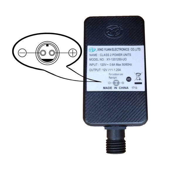 Adaptateur d'Alimentation Électrique Gonflable de Remplacement de Cour 12Vdc 1.25A 1250mA 1.25Amp UL Ou ETL Énuméré 12V pour les Décorations Gonflables de Vacances de Jardin de Pelouse
