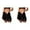 N-Black 2PCS, variant on (2-Pack) Rinsvye Women's Mini Underskirt Lower Wrap Skirt Sweep Shirt Extension Glitter Skirt with Buttons Shirt athletic Skirt Extension Layering Top Bottom