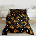 thumbnail image 2 of Feelyou Modern Motorcycle Print Bedding Comforter Set for Kid, Est Sleep Sports Twin Comforter Sets, Cartoon Stars Print Reversible Bedding Set, Microfiber Bedroom Decor, 2pcs, 2 of 8