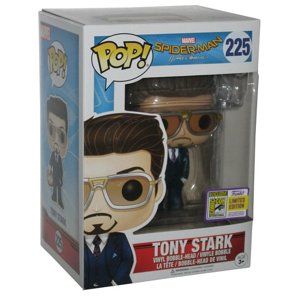 Marvel SpiderMan Tony Stark Funko POP! Vinyl Figure 225