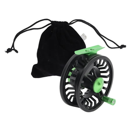 Gueiykk Fly Fishing Reel Aluminum Alloy Black Green 20LB Left Right Hand Changed Trout Wheel Accessories For Freshwater Saltwater Gueiykk
