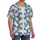 thumbnail image 2 of Fotbe Cute Rabbit Easter Camisa Estampada de Manga Corta para Hombre, Casual de Verano, Estilo Playero, Sin Arrugas-XX-Large, 2 of 5