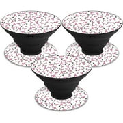MightySkins POSOCK-Cool Flamingo Skin Decal Wrap for Pop Sockets Sticker - Pack of 3 - Cool Flamingo