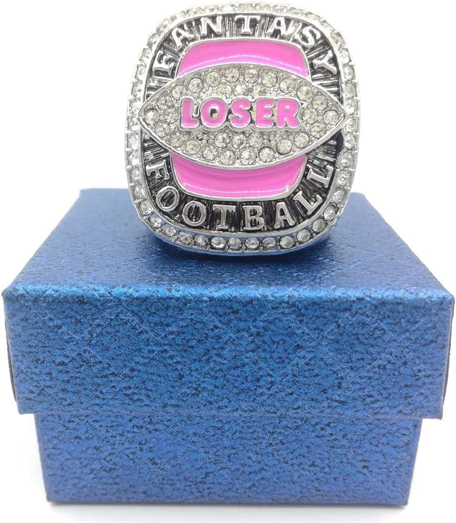 Fantasy Football Loser Championship Trophy Ring Last Place Award for League