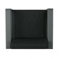 thumbnail image 2 of Gannon Outdoor 4 Piece Aluminum Sofa Chat Set with Cushions, Grey, Dark Grey, 2 of 10
