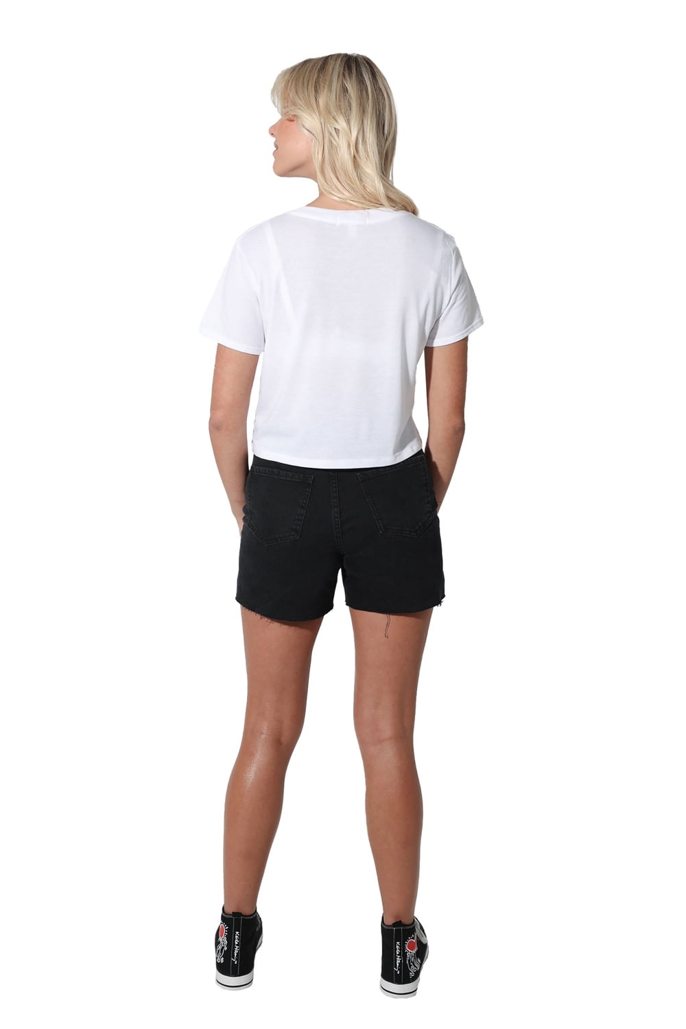 Sesame Street Track & Field Women's Crop Top T-Shirt, White, Small