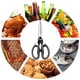 thumbnail image 4 of Tijeras de cocina multiusos de acero inoxidable resistente con cubierta para aves de corral, pescado, carne, verduras, hierbas, huesos, aptas para lavavajillas (negro), 4 of 7