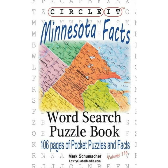 Circle It, Minnesota Facts, Word Search, Puzzle Book, (Paperback)