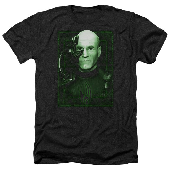 Star Trek - Locutus Of Borg - Heather Short Sleeve Shirt - XXX-Large