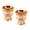 Golden white, variant on AOOOWER 1Pair Antique Zincs Alloys Rose Goblets 30ml For Liqueur Tasting And Display