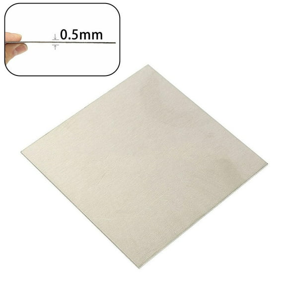 1 Pcs 100x100mm Pure Nickel Ni Sheet Plate for Electroplating Anode Element