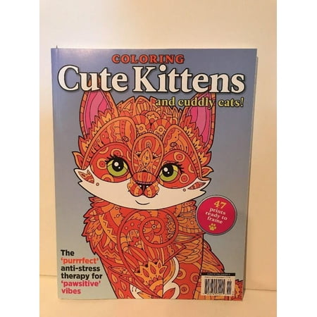 Coloring book, Cute Kittens, Topix Media, 47 designs, cats, Fall 2016 NEW