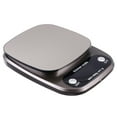 thumbnail image 3 of 1PC 3kg/0.1g Rechargeable Kitchen Scale Stainless Steel Accuracy LCD Display Digital Scale Measurement Tool (Grey), 3 of 9