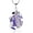Purple, variant on Cremation Jewelry Urn Necklace for Ashes, Frog Charm Memorial Pendant, Keepsake Locket Frog Shaped