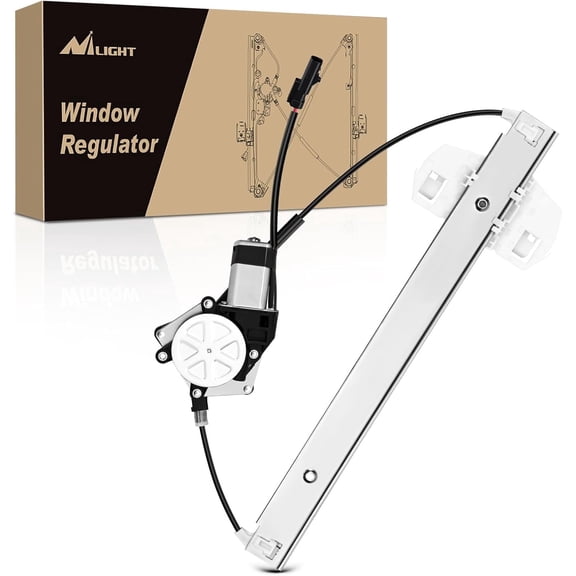 Nilight Window Regulator and Motor Front Driver Side Compatible with Jeep Wrangler 2007-2017 Sport Utility,Wrangler JK 2018 Sport Utility 2010 2011 2012 2013 2014 2015 2016 2017