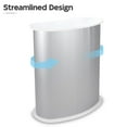 thumbnail image 3 of InstaHibit Portable Trade Show Podium Table Display Exhibition Counter Stand w/ White Top Carrying Bag, 3 of 10