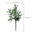 thumbnail image 2 of COSMOBETTY 5pcs Lifelike Cypress Picks with Short Branches and Leaves for Decoration, 2 of 8