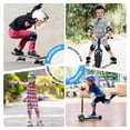 thumbnail image 5 of BOSONER Basic Kids Protective Gear: Kids Knee Pads and Elbow Pads with Wrist Guards Set for 3-15 Years - Design for Roller Skates, Cycling, BMX Bike, Skateboard, Inline Skating, Scooter Riding Sports, 5 of 7