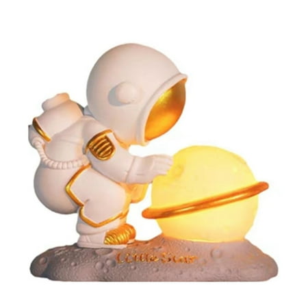 

Astronaut Night Light Victory Salute Spaceman Resin Sculpture Decor
