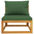 thumbnail image 2 of vidaXL 2 Piece Garden Sofa Set with Cushions Solid Wood Acacia, 2 of 5