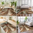 thumbnail image 4 of Area Rugs 4'x6'. Summer Palm Tree Carpet Runner Indoor Outdoor Rugs Home Decor Aesthetic, Tropical Plants Botanical Trees Non Slip Mats Washable Accent Rug for Living Room Bedroom, 4 of 8