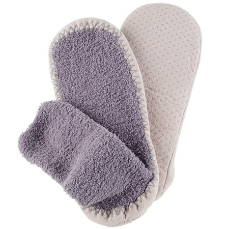 Juzo Silver Sole Support Socks - Comfortable Non-Confining Men's Moccasin Slipper Socks With Non Skid Soles