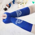 thumbnail image 3 of Toudaret 2Pcs Volleyball Arm Sleeves Thumb with Pads Hole Design High Elastic Forearm Sleeves Padded Volleyball Sleeves, 3 of 4