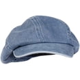 thumbnail image 1 of Gorro de mezclilla unisex de gran tamaño para pintor de periódicos, boina plana, 1 of 2