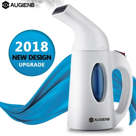 Handheld Garment Clothes Steamer , AUGIENB Portable 60s Fast Wrinkle Remover for Home and Travel Clothes Fabric Steamer Steam Machine 700W 150ML White