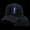 Black, variant on Fitted Cap, Forest, Size - 7.5