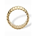 thumbnail image 2 of PalmBeach Jewelry Tailored Dome Section Band Gold Ion-Plated, 2 of 5