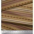 thumbnail image 3 of Soimoi Satin Silk Fabric Aztec Southwestern Printed Craft Fabric by The Yard 42 Inch Wide, 3 of 3