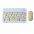 thumbnail image 1 of Portable Wireless Bluetooth Keyboard Mouse Set For Android Ios Windows Phone Tablet yellow 10-inch, 1 of 5